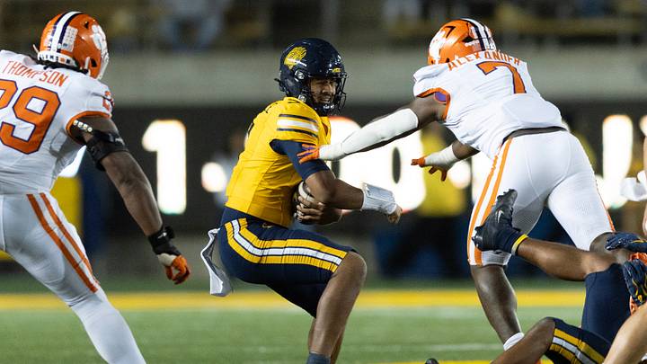 Jeremiah Alexander, Clemson Tigers, Jaron-Keawe Sagapolutele, California Golden Bears Jeremiah Alexander, Clemson Tigers, Jaron-Keawe Sagapolutele, California Golden Bears