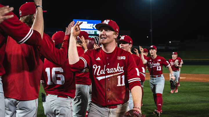 Nebraska heads into the weekend riding an 11-game winning streak after a midweek sweep of Wichita State.