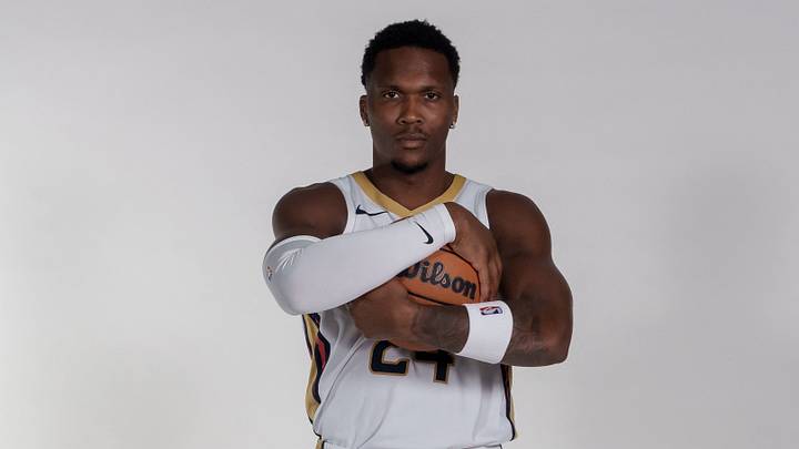 Sep 28, 2026; New Orleans, LA, USA; New Orleans Pelicans guard/forward Bennedict Mathurin (24) takes part in media day at Smoothie King Center. Mandatory Credit: Matthew Hinton-Imagn Images Sep 28, 2026; New Orleans, LA, USA; New Orleans Pelicans guard/forward Bennedict Mathurin (24) takes part in media day at Smoothie King Center. Mandatory Credit: Matthew Hinton-Imagn Images
