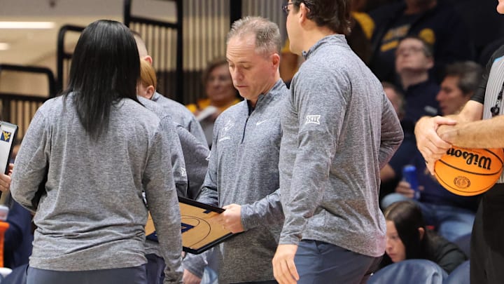 West Virginia University head coach Mark Kellogg