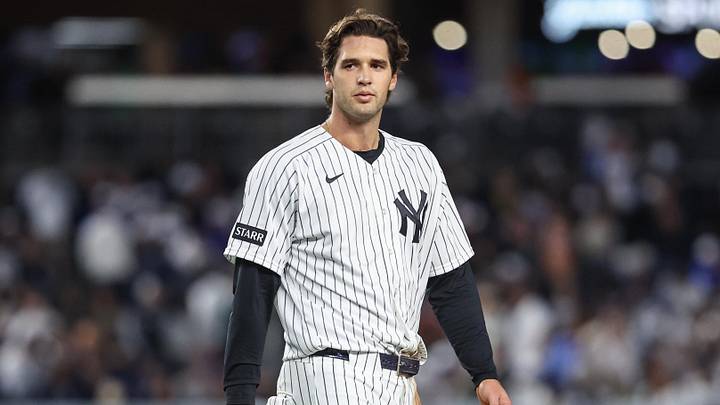 Spencer Jones at Yankee Stadium. Spencer Jones at Yankee Stadium.