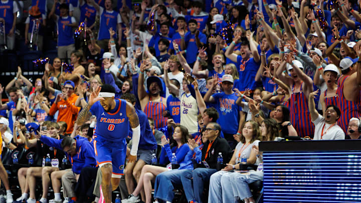 Florida Gators guard Boogie Fland (0) 