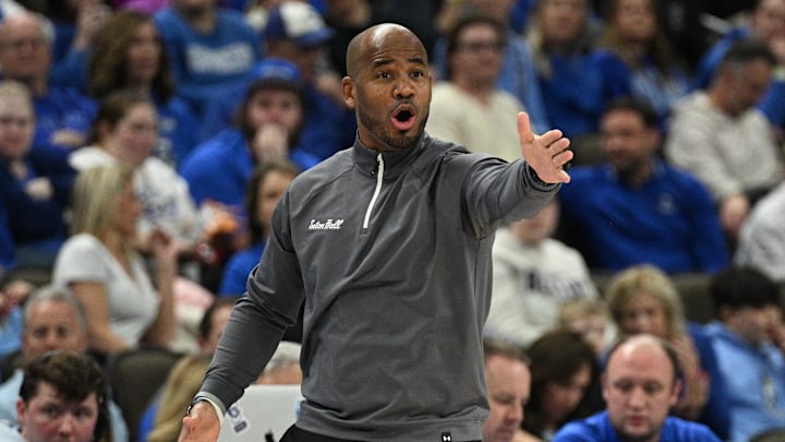 The Seton Hall Pirates and head coach Shaheen Holloway are road favorites on Sunday.