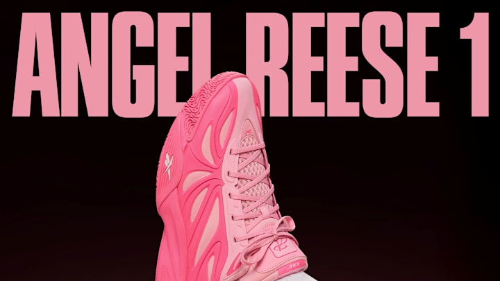 The Reebok Angel Reese 1 'Mebounds' colorway debuts in the 2025 WNBA All-Star Game.