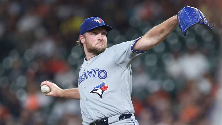 Blue Jays starting pitcher Trey Yesavage (39) delivers a pitch against the Astros. Credit: Troy Taormina-Imagn Blue Jays starting pitcher Trey Yesavage (39) delivers a pitch against the Astros. Credit: Troy Taormina-Imagn
