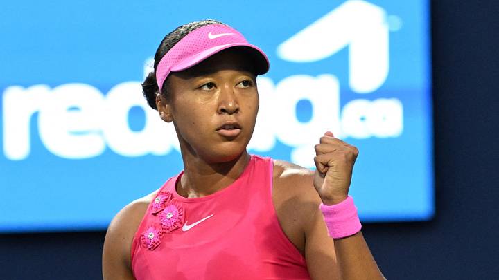Aug 11, 2026; Toronto, Ontario, Canada; Naomi Osaka (JPN) reacts after winning the first set against Elena Rybakina (KAZ) during quarter final play at Sobeys Stadium. Mandatory Credit: Dan Hamilton-Imagn Images Aug 11, 2026; Toronto, Ontario, Canada; Naomi Osaka (JPN) reacts after winning the first set against Elena Rybakina (KAZ) during quarter final play at Sobeys Stadium. Mandatory Credit: Dan Hamilton-Imagn Images