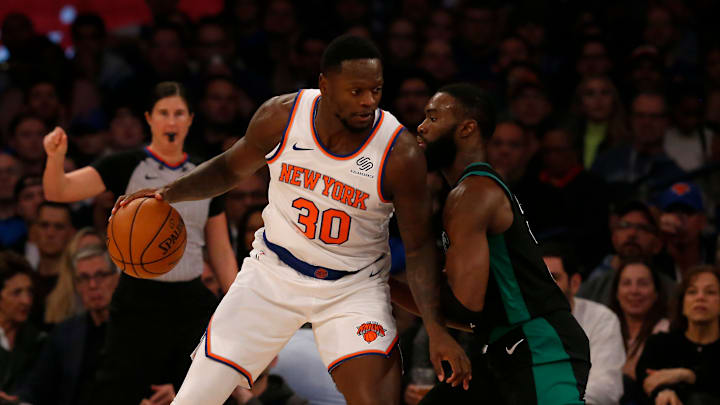 Jaylen Brown, Boston Celtics v Julius Randle, New York Knicks