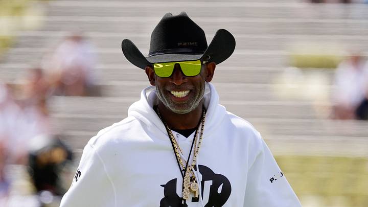 Sep 12, 2026; Boulder, Colorado, USA; Colorado Buffaloes head coach Deion Sanders before the game against Weber State at Folsom Field. Mandatory Credit: Ron Chenoy-Imagn Images Sep 12, 2026; Boulder, Colorado, USA; Colorado Buffaloes head coach Deion Sanders before the game against Weber State at Folsom Field. Mandatory Credit: Ron Chenoy-Imagn Images