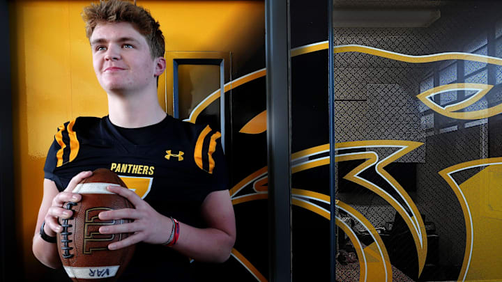 Newbury Park High quarterback Brady Smigiel is Ventura County Star All-County Football Offensive Player of the Year on Friday, Dec. 8, 2023.