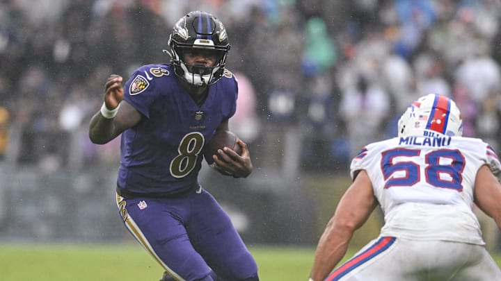 Baltimore Ravens quarterback Lamar Jackson