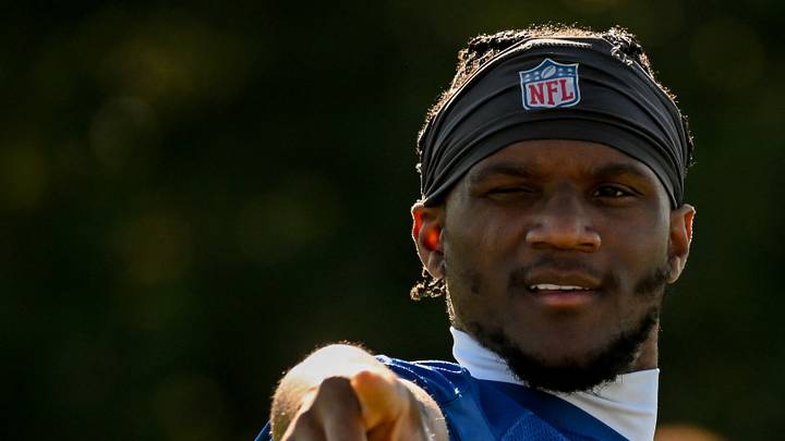 Indianapolis Colts cornerback Charvarius Ward Sr. during training camp