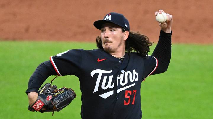 Minnesota Twins relief pitcher Kody Funderburk (57). Mandatory Credit: David Richard-Imagn Images Minnesota Twins relief pitcher Kody Funderburk (57). Mandatory Credit: David Richard-Imagn Images
