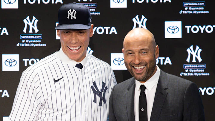 Aaron Judge y Derek Jeter compartieron en Yankee Stadium 