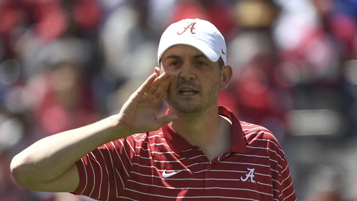 Tommy Rees during Alabama's spring game in 2023.