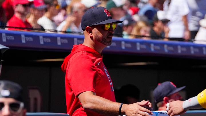 Sep 5, 2026; Denver, Colorado, USA; St. Louis Cardinals manager Oliver Marmol (37) looks on during the first inning against the Colorado Rockies at Coors Field. Mandatory Credit: Ron Chenoy-Imagn Images Sep 5, 2026; Denver, Colorado, USA; St. Louis Cardinals manager Oliver Marmol (37) looks on during the first inning against the Colorado Rockies at Coors Field. Mandatory Credit: Ron Chenoy-Imagn Images