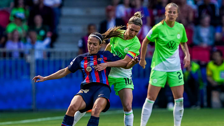 Wolfsburg zog im UWCL-Finale 2023 gegen Barca mit Aitana Bonmatí den Kürzeren