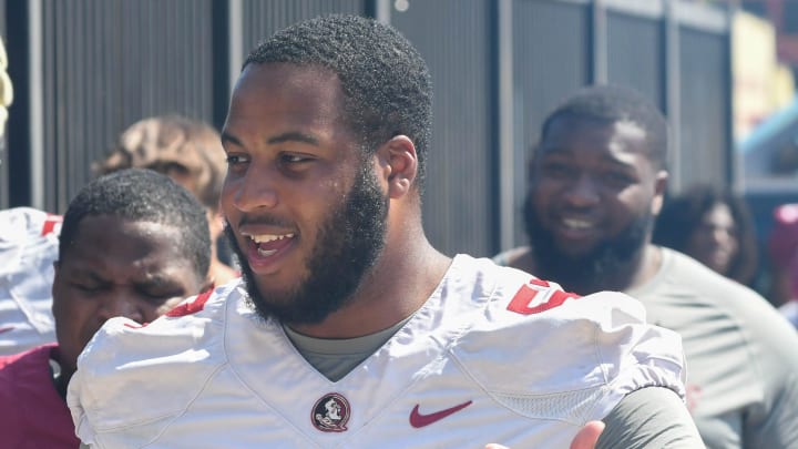 Florida State football and coaches players arrive for the 10th FSU spring football practice of the 2023 season on Tuesday, April 4, 2023.

Maurice Smith 1 Of 1