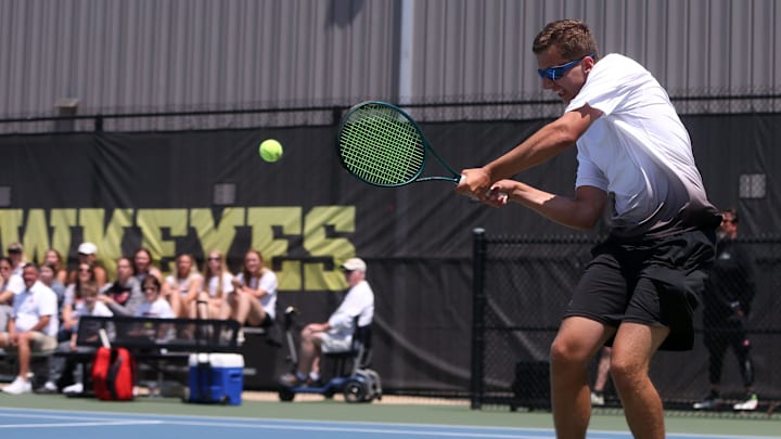 Cedar Rapids Praire’s Anthony Schulte was honored recently for his efforts on the tennis court.