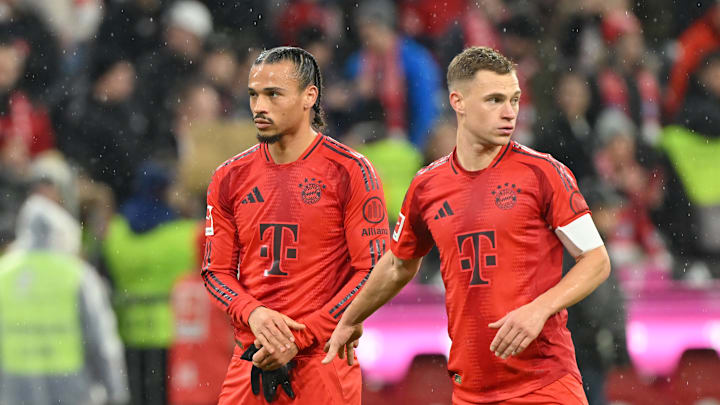 Leroy Sane (l.) und Joshua Kimmich (r.)