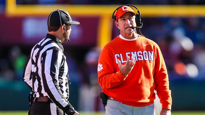 Clemson Tigers head coach Dabo Swinney makes his case.