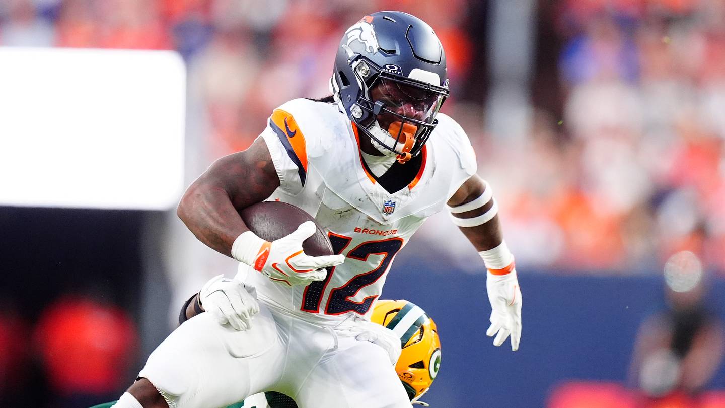 The Broncos aren't hiding their plans for RJ Harvey in year two with Denver