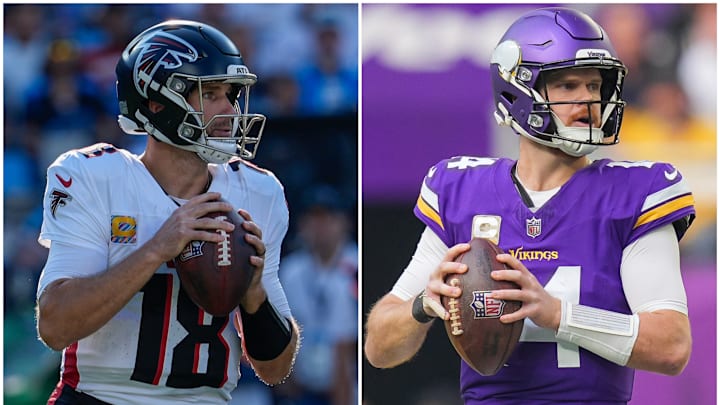 Kirk Cousins and Sam Darnold will face off this Sunday at U.S. Bank Stadium.