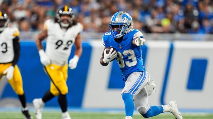 Detroit Lions wide receiver Isaiah Williams. Detroit Lions wide receiver Isaiah Williams.