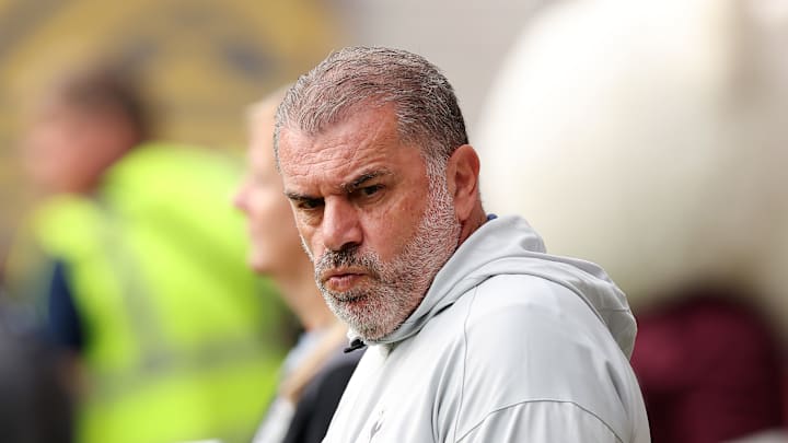 Heart of Midlothian v Tottenham Hotspur- Pre-Season Friendly - Ange looks on at Tynecastle