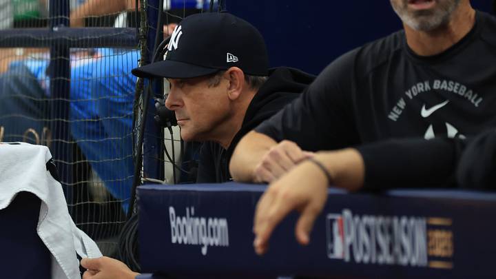 New York Yankees manager Aaron Boone made some puzzling decisions in Game 2 that could've made a difference on Monday night. New York Yankees manager Aaron Boone made some puzzling decisions in Game 2 that could've made a difference on Monday night.