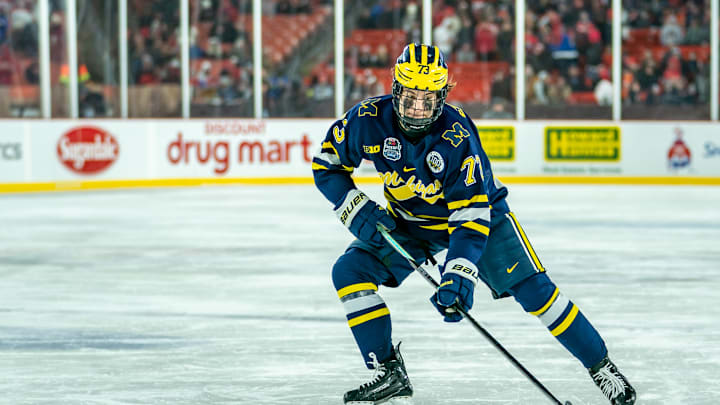 Michigan Wolverines' Defenseman Ethan Edwards