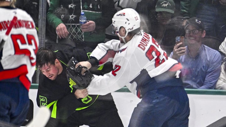 Brandon Duhaime, Washington Capitals Mandatory Credit: Jerome Miron-Imagn Images