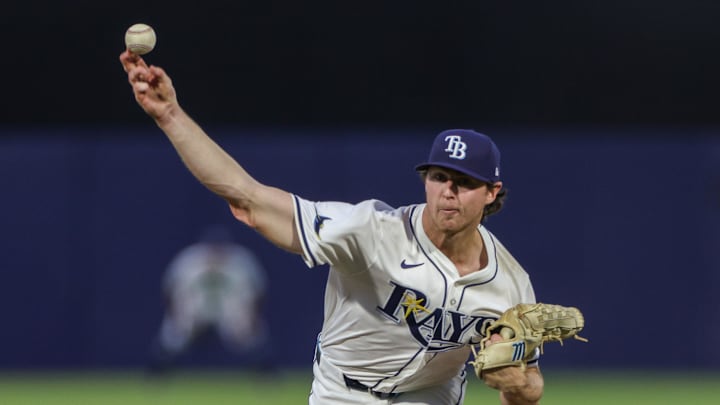 Tampa Bay's Ryan Pepiot had a hard time with the Boston lineup early in Tuesday's 7-4 loss. He gave up six runs in the first four innings. Tampa Bay's Ryan Pepiot had a hard time with the Boston lineup early in Tuesday's 7-4 loss. He gave up six runs in the first four innings.