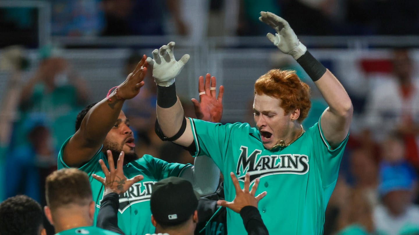 Marlins Rising Star Cements Roster Spot with Memorable Opening Weekend