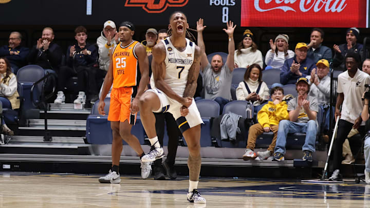 West Virginia University guard Javon Small