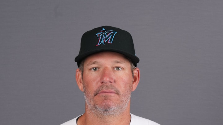 Miami Marlins manager Clayton McCullough 