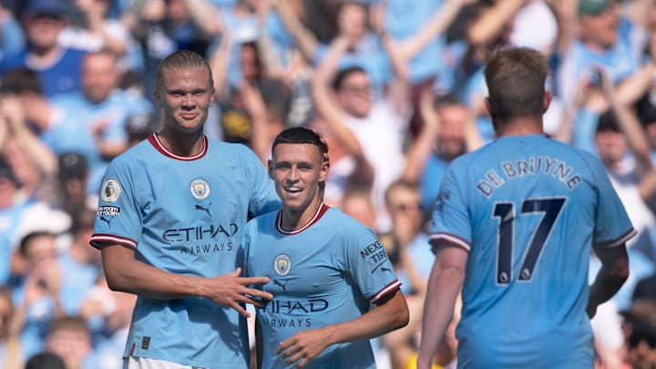 Triunfo do City teve participação direta de Foden, De Bruyne e Haaland 
