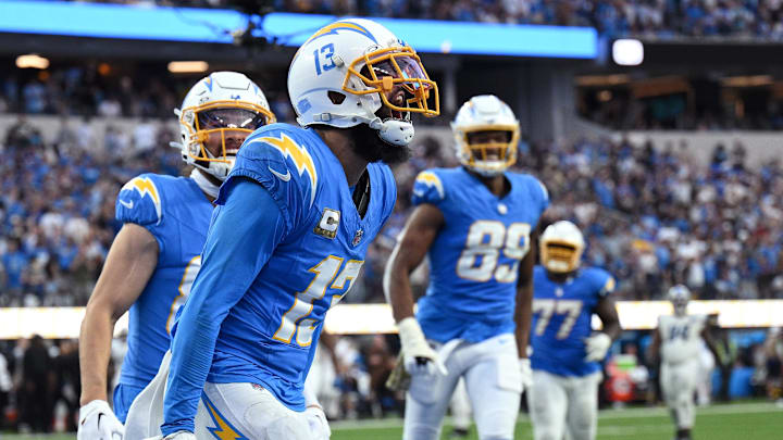 Nov 12, 2023; Inglewood, California, USA; Los Angeles Chargers wide receiver Keenan Allen (13)