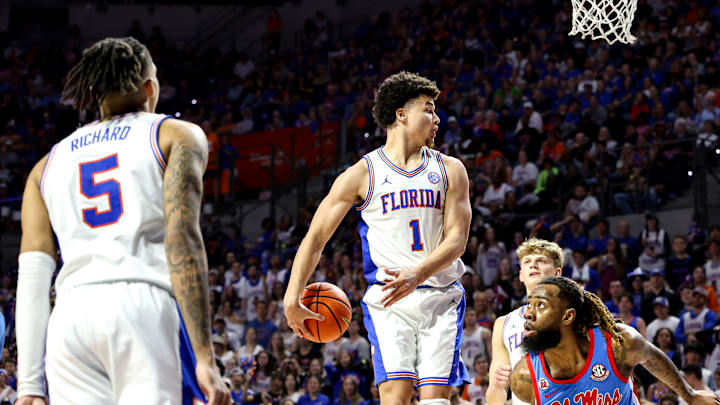 Walter Clayton Jr. shined with a 23-point, eight-rebound effort in his final appearance at Exactech Arena with the Florida Gators.