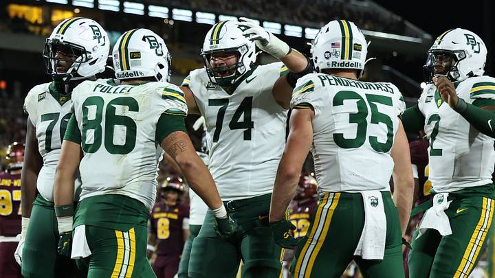 Oct 3, 2026; Tempe, Arizona, USA; Baylor Bears tight end Hawkins Polley (86) Oct 3, 2026; Tempe, Arizona, USA; Baylor Bears tight end Hawkins Polley (86)