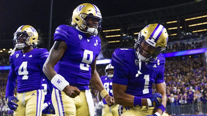 Sep 23, 2023; Seattle, Washington, USA; Washington Huskies wide receiver Rome Odunze (1)