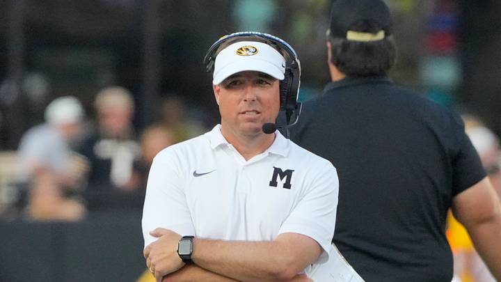 Sep 19, 2026; Columbia, Missouri, USA; Missouri Tigers head coach Eli Drinkwitz on the sidelines against the Troy Trojans during the first half of the game at Faurot Field at Memorial Stadium. Mandatory Credit: Denny Medley-Imagn Images Sep 19, 2026; Columbia, Missouri, USA; Missouri Tigers head coach Eli Drinkwitz on the sidelines against the Troy Trojans during the first half of the game at Faurot Field at Memorial Stadium. Mandatory Credit: Denny Medley-Imagn Images