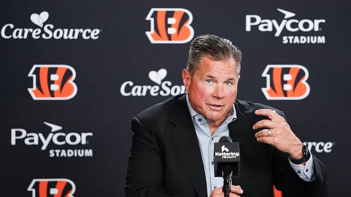 Cincinnati Bengals Defensive Coordinator Al Golden speaks with media during the 2026 NFL Draft, Friday, April 24, 2026, at Paycor Stadium in downtown Cincinnati. Cincinnati Bengals Defensive Coordinator Al Golden speaks with media during the 2026 NFL Draft, Friday, April 24, 2026, at Paycor Stadium in downtown Cincinnati.