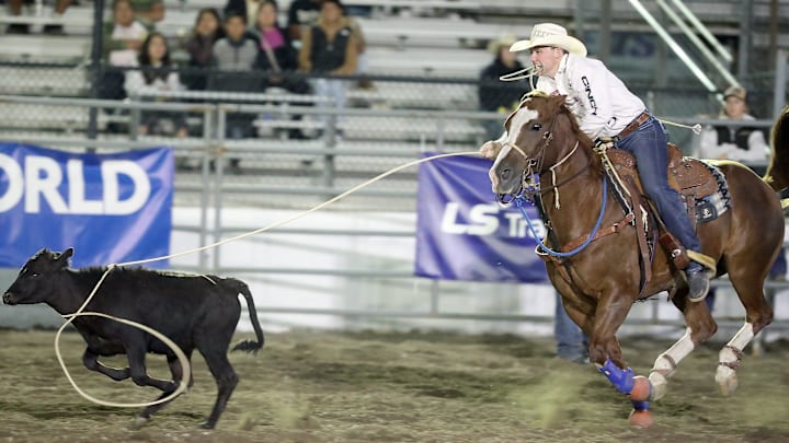 Tie-down roper Riley Webb
