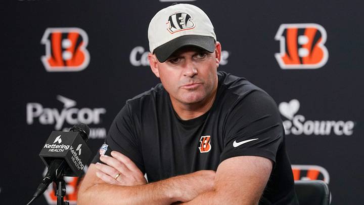 Cincinnati Bengals head coach Zac Taylor speaks during a press conference ahead of the Bengals Week 4 game against the Jacksonville Jaguars, Wednesday, Sept. 30, 2026, in downtown Cincinnati. Cincinnati Bengals head coach Zac Taylor speaks during a press conference ahead of the Bengals Week 4 game against the Jacksonville Jaguars, Wednesday, Sept. 30, 2026, in downtown Cincinnati.