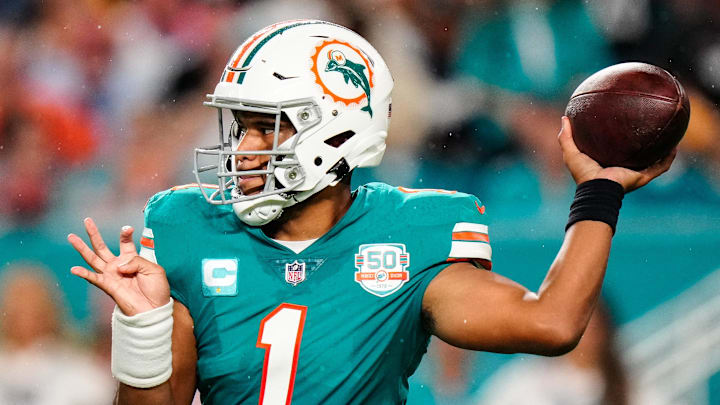 Miami Dolphins quarterback Tua Tagovailoa.