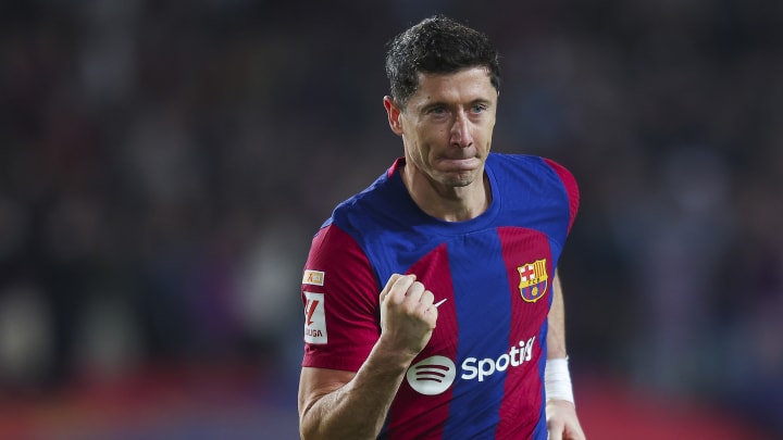 Robert Lewandowski, actuel joueur du FC Barcelone