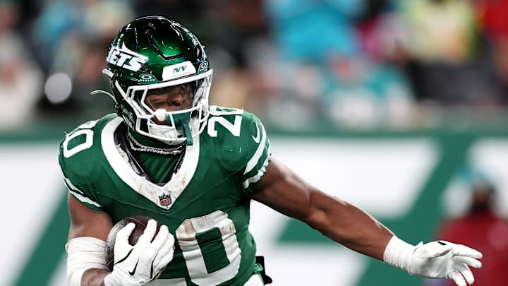 Breece Hall of the New York Jets