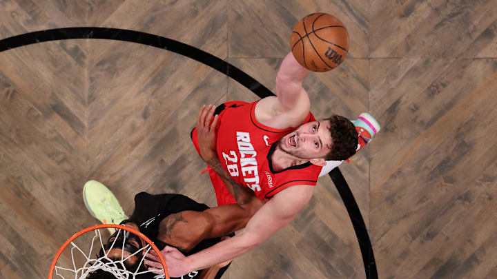 The Houston Rockets are dunking on the Nets 