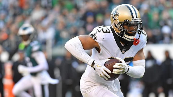 Jan 1, 2023; Philadelphia, Pennsylvania, USA; New Orleans Saints cornerback Marshon Lattimore (23)