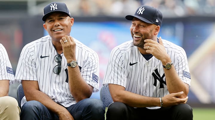 Mariano Rivera y Derek Jeter jugaron para los Yankees todas sus carreras